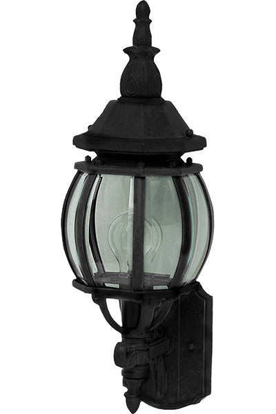 Maxim 1032BK Crown Hill One Light Outdoor Wall Lantern, Black Alternate Image.jpg