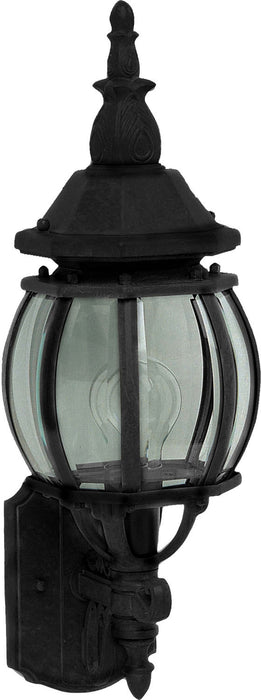 Maxim 1032BK Crown Hill One Light Outdoor Wall Lantern, Black Main Image.jpg