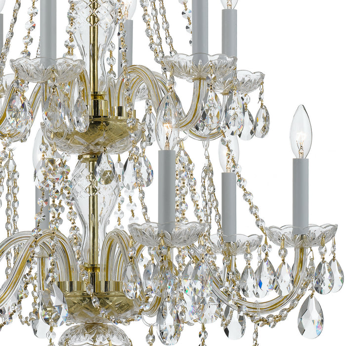 Crystorama 1137-PB-CL-MWP Traditional Crystal 12 Light Chandelier Polished Brass Alternate Image.jpg