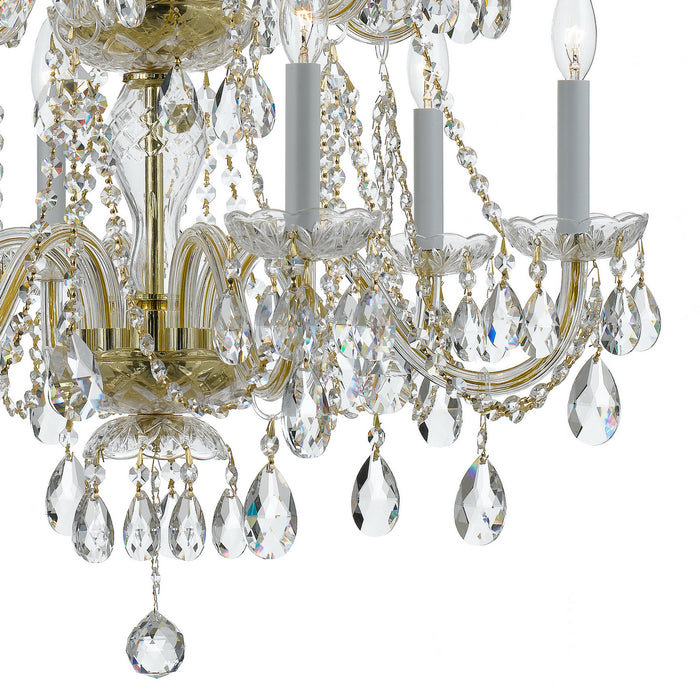 Crystorama 1137-PB-CL-S Traditional Crystal 12 Light Chandelier Polished Brass Alternate Image.jpg