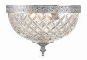 Crystorama 117-10-CH Ceiling Mount Two Light Flush Mount Polished Chrome Main Image.jpg