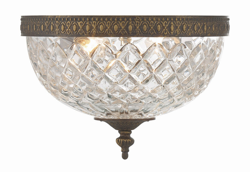 Crystorama 117-10-EB Ceiling Mount Two Light Flush Mount English Bronze Main Image.jpg