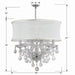 Crystorama 4415-CH-SMW-CLQ Brentwood Six Light Mini Chandelier Polished Chrome Alternate Image.jpg