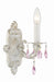 Crystorama 5021-AW-RO-MWP Paris Market One Light Wall Sconce Antique White Main Image.jpg
