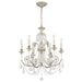 Crystorama 5116-OS-CL-MWP Regis Six Light Chandelier Olde Silver Alternate Image 2.jpg
