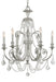 Crystorama 5116-OS-CL-MWP Regis Six Light Chandelier Olde Silver Main Image.jpg