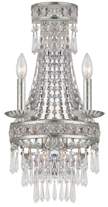 Crystorama 5262-OS-CL-MWP Mercer Two Light Wall Sconce Olde Silver Main Image.jpg