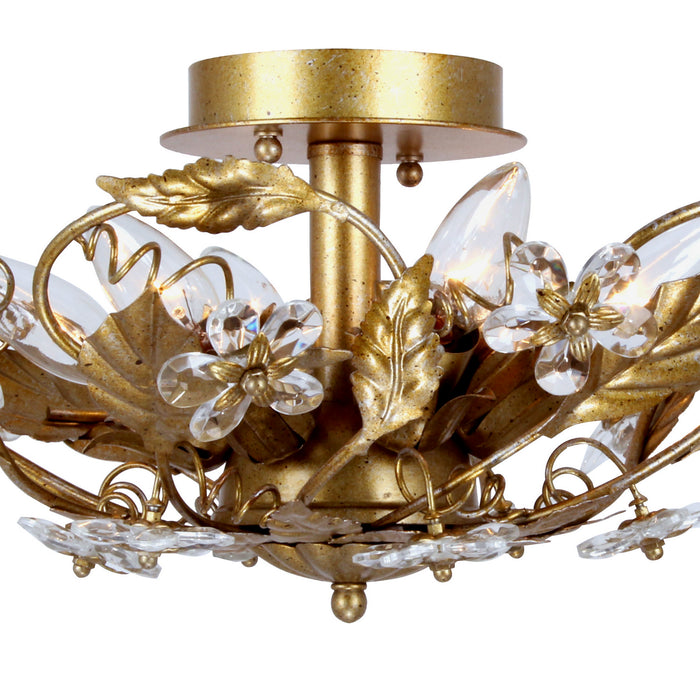 Crystorama 5316-GL Paris Market Six Light Semi Flush Mount Gold Leaf Alternate Image 2.jpg