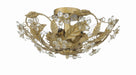 Crystorama 5316-GL Paris Market Six Light Semi Flush Mount Gold Leaf Main Image.jpg