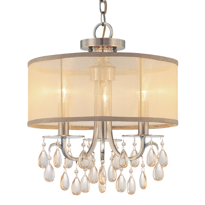 Crystorama 5623-AB Hampton Three Light Mini Chandelier Antique Brass Alternate Image.jpg