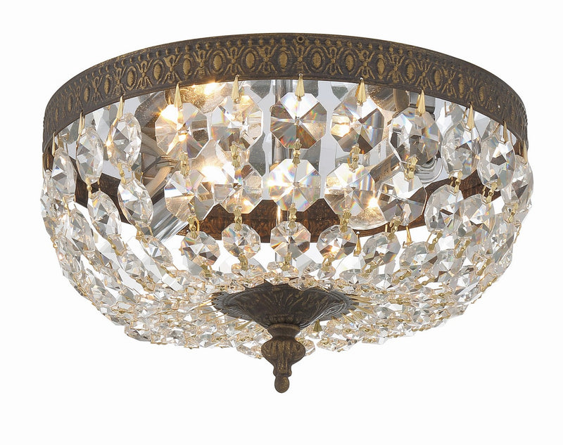 Crystorama 710-EB-CL-MWP Ceiling Mount Two Light Flush Mount English Bronze Main Image.jpg