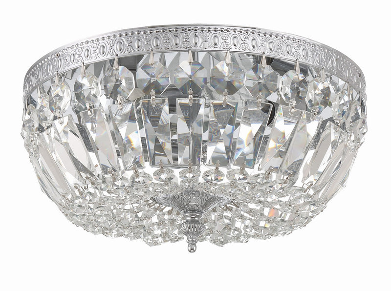 Crystorama 712-CH-CL-MWP Ceiling Mount Three Light Flush Mount Polished Chrome Alternate Image 4.jpg