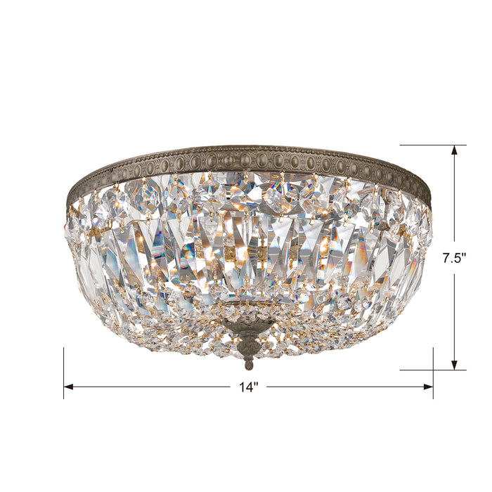 Crystorama 714-EB-CL-MWP Ceiling Mount Three Light Flush Mount English Bronze Alternate Image.jpg