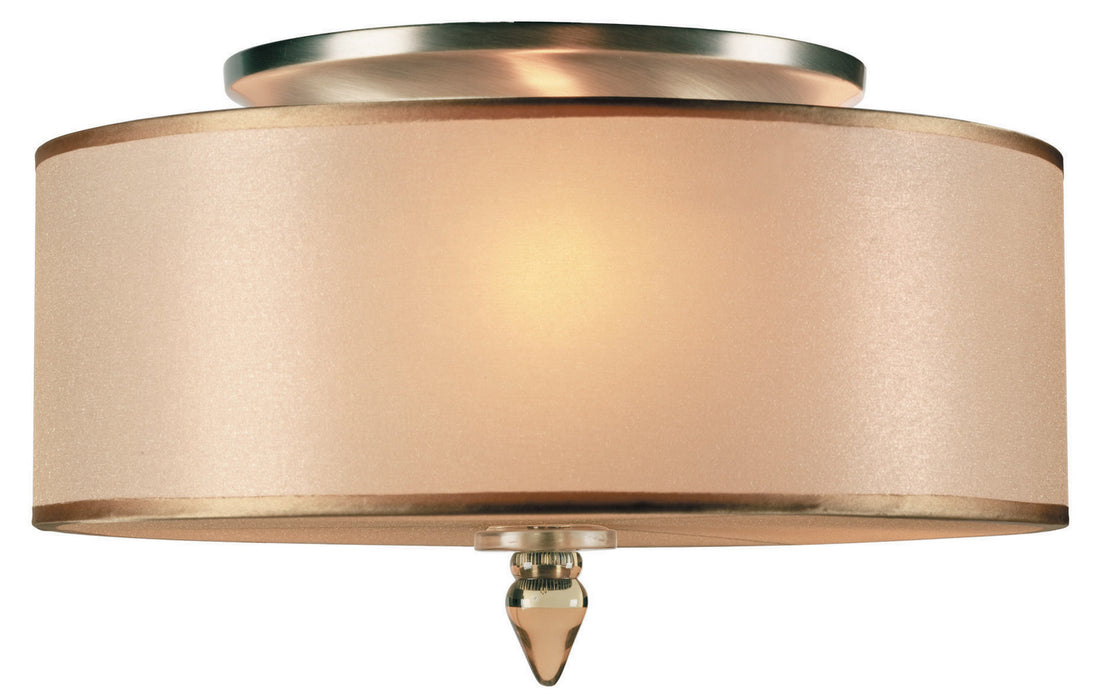 Crystorama 9503-AB Luxo Three Light Flush Mount Antique Brass Main Image.jpg