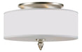Crystorama 9503-SN Luxo Three Light Flush Mount Satin Nickel Main Image.jpg