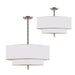 Crystorama 9507-SN Luxo Five Light Chandelier Satin Nickel Alternate Image.jpg
