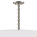 Crystorama 9507-SN Luxo Five Light Chandelier Satin Nickel Alternate Image 2.jpg