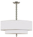 Crystorama 9507-SN Luxo Five Light Chandelier Satin Nickel Main Image.jpg