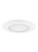 Generation Lighting 11033AT-15 Recessed Trims 6"Flat Glass Shower Trim with Reflector, White Main Image.jpg