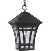 Generation Lighting 60131-12 Herrington One Light Outdoor Pendant, Black Main Image.jpg