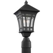 Generation Lighting 82131-12 Herrington One Light Outdoor Post Lantern, Black Main Image.jpg