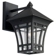 Generation Lighting 88132-12 Herrington One Light Outdoor Wall Lantern, Black Main Image.jpg