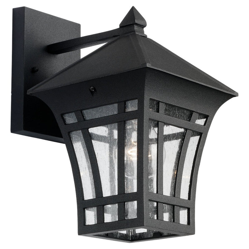 Generation Lighting 88132-12 Herrington One Light Outdoor Wall Lantern, Black Main Image.jpg