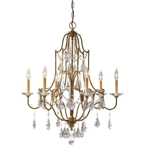 Generation Lighting F2478/6OBZ Valentina Six Light Chandelier, Oxidized Bronze Main Image.jpg