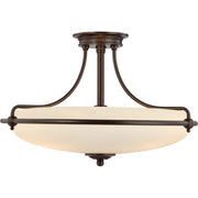 Quoizel GF1721PN Griffin Four Light Semi-Flush Mount, Palladian Bronze Main Image.jpg