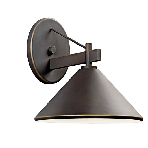 Kichler 49061OZ One Light Outdoor Wall Mount, Olde Bronze (2)