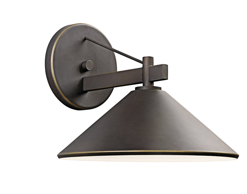 Kichler 49061OZ One Light Outdoor Wall Mount, Olde Bronze