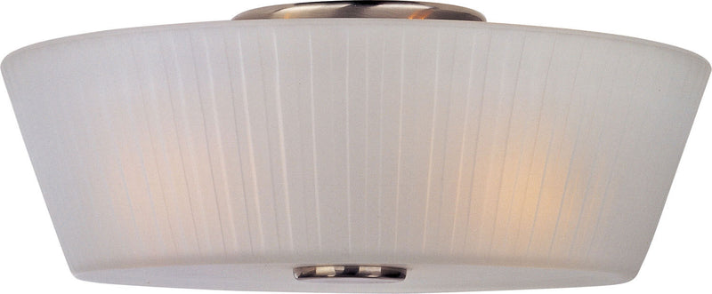 Maxim 21500FTSN Finesse Three Light Flush Mount, Satin Nickel Main Image.jpg
