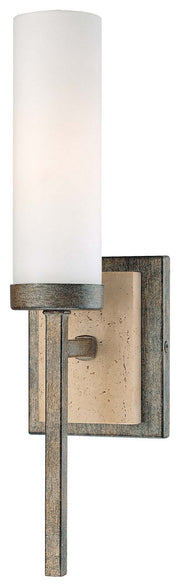 Minka-Lavery 4460-273 Compositions One Light Wall Sconce, Aged Patina Iron Main Image.jpg