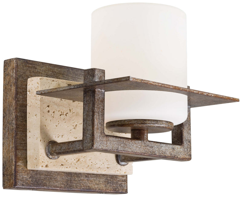 Minka-Lavery 6461-273 Compositions One Light Bath, Aged Patina Iron Alternate Image.jpg