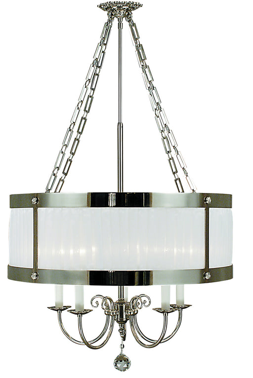 Framburg 2175 PS Astor Five Light Chandelier, Polished Silver Main Image.jpg