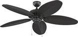 Generation Lighting 5CU52BK Cruise 52"Ceiling Fan, Matte Black Alternate Image.jpg