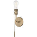 Mitzi H106101-AGB Lexi One Light Wall Sconce, Aged Brass Alternate Image.jpg