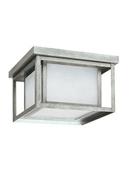 Generation Lighting 79039EN3-57 Hunnington Two Light Outdoor Flush Mount, Weathered Pewter Alternate Image.jpg