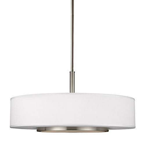 Generation Lighting 6628003-962 Nance Three Light Pendant, Brushed Nickel Alternate Image.jpg