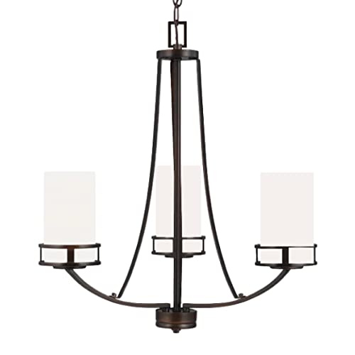 Generation Lighting 3121603-710 Robie Three Light Chandelier, Bronze Alternate Image.jpg