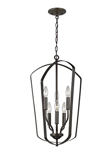 Generation Lighting 5134906EN-710 Romee Six Light Hall / Foyer, Bronze Alternate Image.jpg