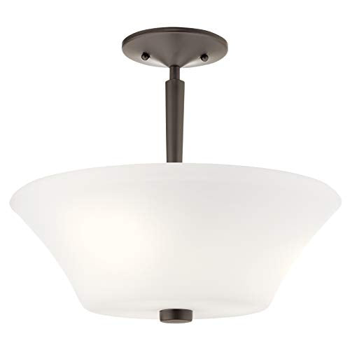 Kichler 43669OZ Aubrey Three Light Semi Flush Mount, Olde Bronze Alternate Image.jpg