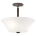 Kichler 43669OZ Aubrey Three Light Semi Flush Mount, Olde Bronze Alternate Image.jpg