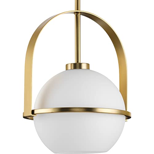 Progress P500358-109 Delayne Collection One-Light Mid-Century Modern Brushed Bronze Etched Opal Glass Pendant Light Alternate Image.jpg