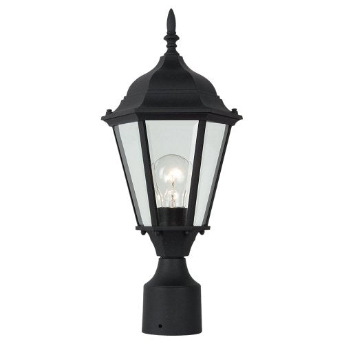 Generation Lighting 82941-12 Bakersville One Light Outdoor Post Lantern, Black Alternate Image.jpg