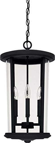 Capital Lighting 926742BK Howell Four Light Outdoor Hanging Lantern, Black Alternate Image.jpg