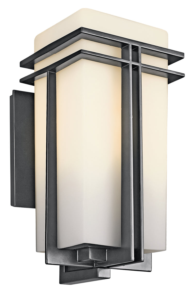 Kichler 49202BK One Light Outdoor Wall Mount, Black