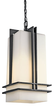 Kichler 49205BK One Light Outdoor Pendant, Black