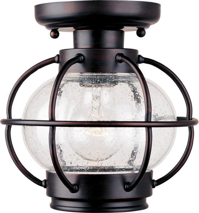 Maxim 30508CDOI Portsmouth One Light Outdoor Ceiling Mount, Oil Rubbed Bronze Main Image.jpg