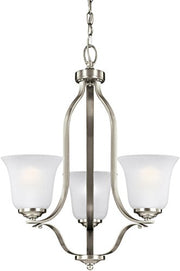 Generation Lighting 3139003EN3-962 Emmons Three Light Chandelier, Brushed Nickel Alternate Image.jpg